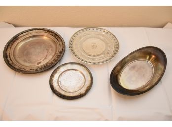Sterling Silver Plates 612 Grams