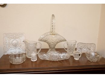 Crystal And Cut Glass Assortment