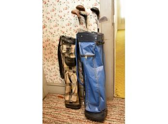 Vintage Golf Clubs And Bags