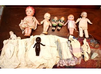 Antique Dolls  And Doll Clothing