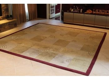 Large Area Rug 134 X 136 In