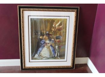 Framed Royal Cupid Painting