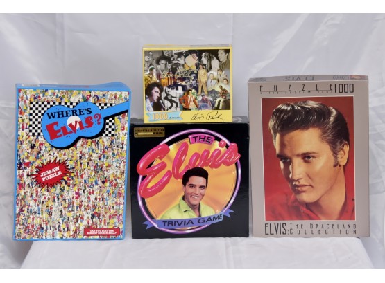 Elvis Puzzles And Games