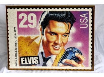 18 X 24 Elvis Framed Puzzle Stamp