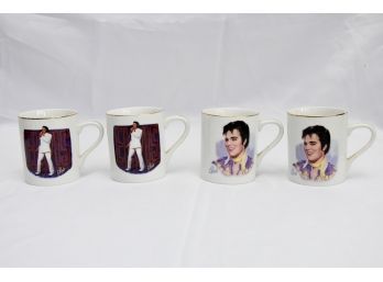 Four Elvis Mugs