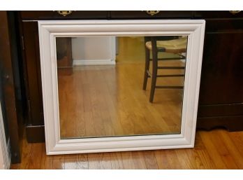 White Painted Country Wall Mirror 31 X 27