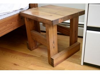 Pine Side Table 20 X 16 X 17