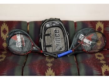 Pair Of Tennis Rackets And Tennis Racket Backpack