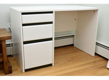 White Formica Desk 41 1/2 X 20 X 27 1/2