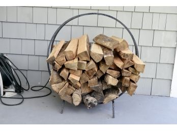 Firewood And Firewood Holder