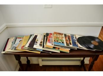 Assortment Of Records Different Genres