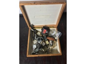 Lucky Dip Wooden Box Of Vintage Watches