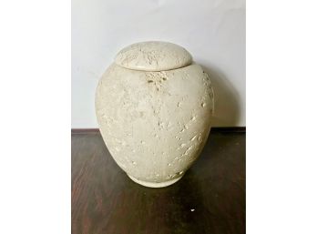 Large Mid Century Decorative Stone Vase