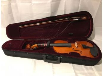 Plastic Violin W/ Case & Booklet