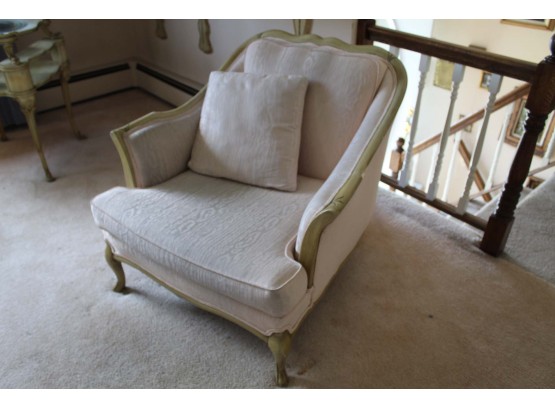 French Provincial Light Pink Armchair