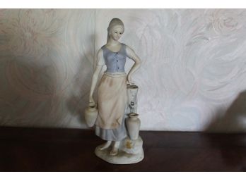 Woman W/ Jar Statue