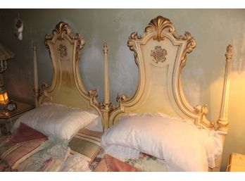 Vintage Louis XVI Hoke Furniture Co. Queen Headboard