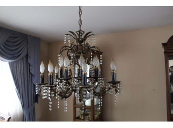 Gorgeous Drop Crystal Candle Light Chandelier