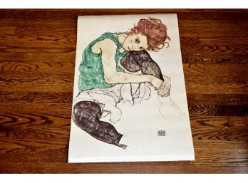 Vintage French Poster Unframed 21 1/2 X 33