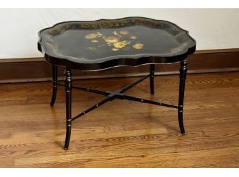 Hand Painted Butler Table 31 X 23 X 19