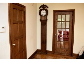 Antique Grandfather Clock 17 1/2 Inches Wide By 93 1/2 Inches Tall