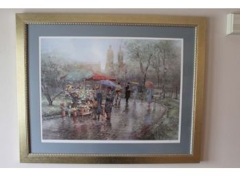 Signed & Numbered Donny Finley 'Cobblestone' Lithograph