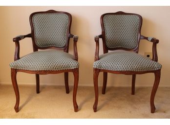 Pair Of Louis XV Arm Chairs Made In Italy