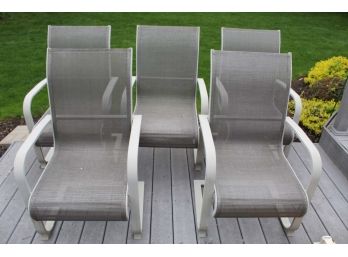 Five Backyard Patio Chairs