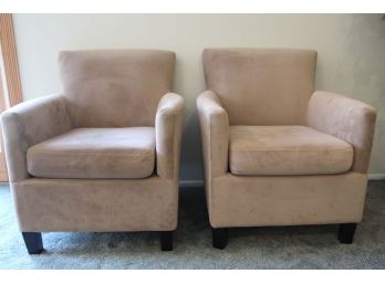Pair Of Beige Side Chairs