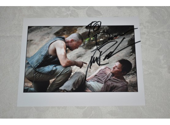 Michael Rooker The Walking Dead Autographed 8x10 Photo #2