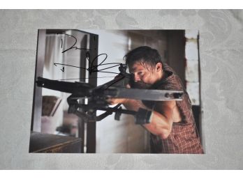 Norman Reedus The Walking Dead Autographed 8x10 Photo