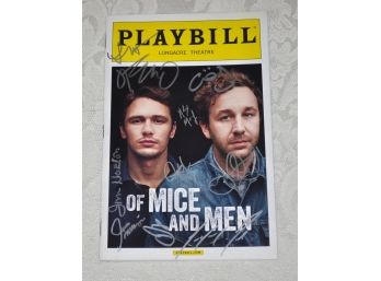 Of Mice And Men CAST Autographed Playbill