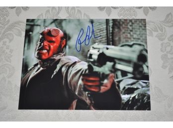 Ron Perlman Hellboy Autographed 8x10 Photo