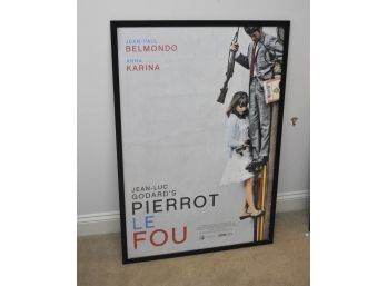 Jean-Luc Godards's Pierrot Le Fou Framed Poster