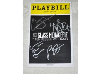 The Glass Menagerie Autographed Playbill Zachary Quinto
