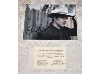 Timothy Olyphant 'Justified' Autographed 8x10 Photo With COA