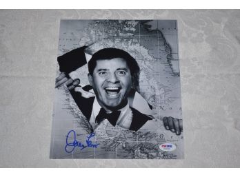 Jerry Lewis Autographed 8x10 Photo With COA