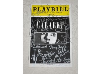 Cabaret CAST Autographed Playbill Alan Cumming
