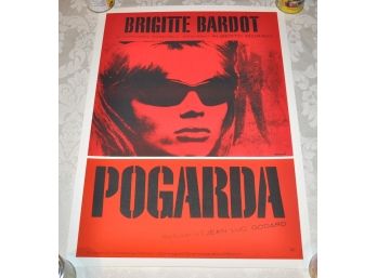 Brigitte Bardot Contempt Jean Luc Godard POLISH Poster