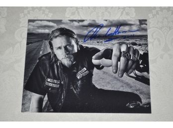 Charlie Hunnam 'Sons Of Anarchy' Autographed 8x10 Photo With COA