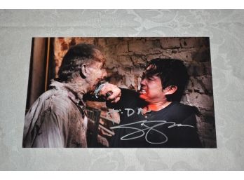 Steven Yeun The Walking Dead Autographed Photo