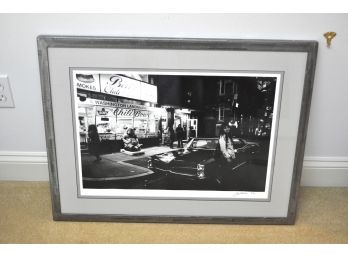 Framed Alison Mosshart 'Ben's Chili Bowl' Photo By Jamie Hince From The Kills With COA