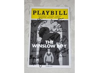 The Winslow Boy CAST Autographed Playbill