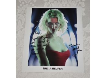 Tricia Helfer Battlestar Galactica Autographed 8x10 Photo