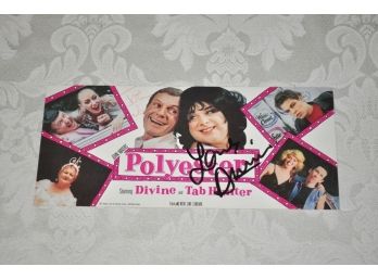 Vintage Polyester ORIGINAL Odorama Card Autographed By John Waters And Divine