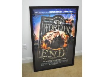 The Worlds End Framed Movie Poster