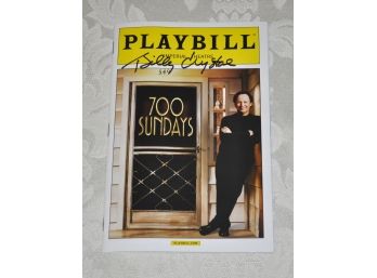 Billy Crystal Autographed 700 Sundays Playbill
