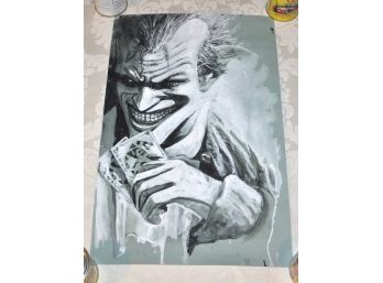 Artist Rob Prior ORIGINAL Commissioned Batman The Joker Artwork