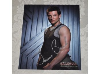 Jamie Bamber Battlestar Galactica Autographed 8x10 Photo