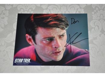 Karl Urban 'Star Trek' Autographed 8x10 Photo